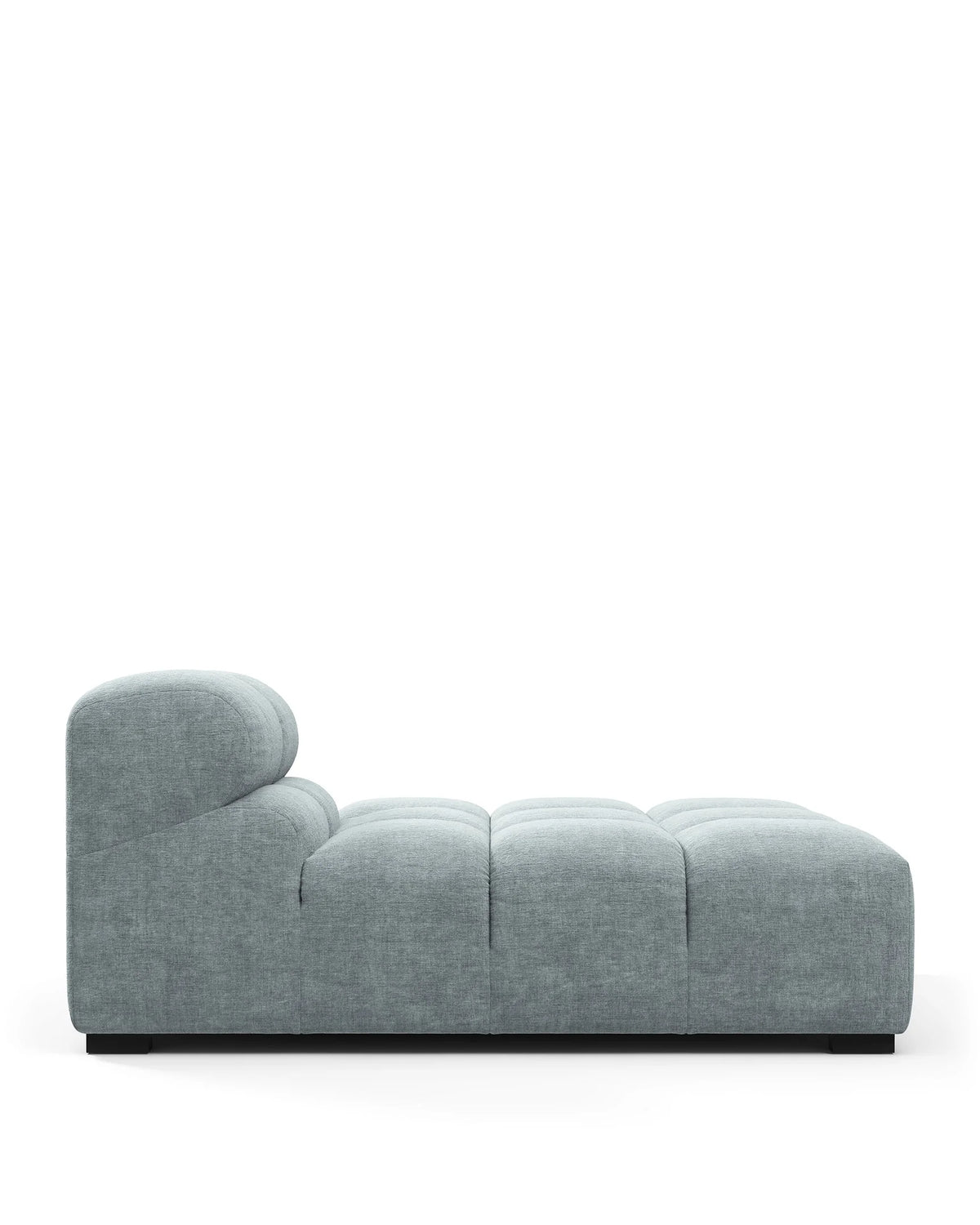 Tuft 05™ module right chaise armless | cerulean chenille - modules 05 | designer modular sofa...