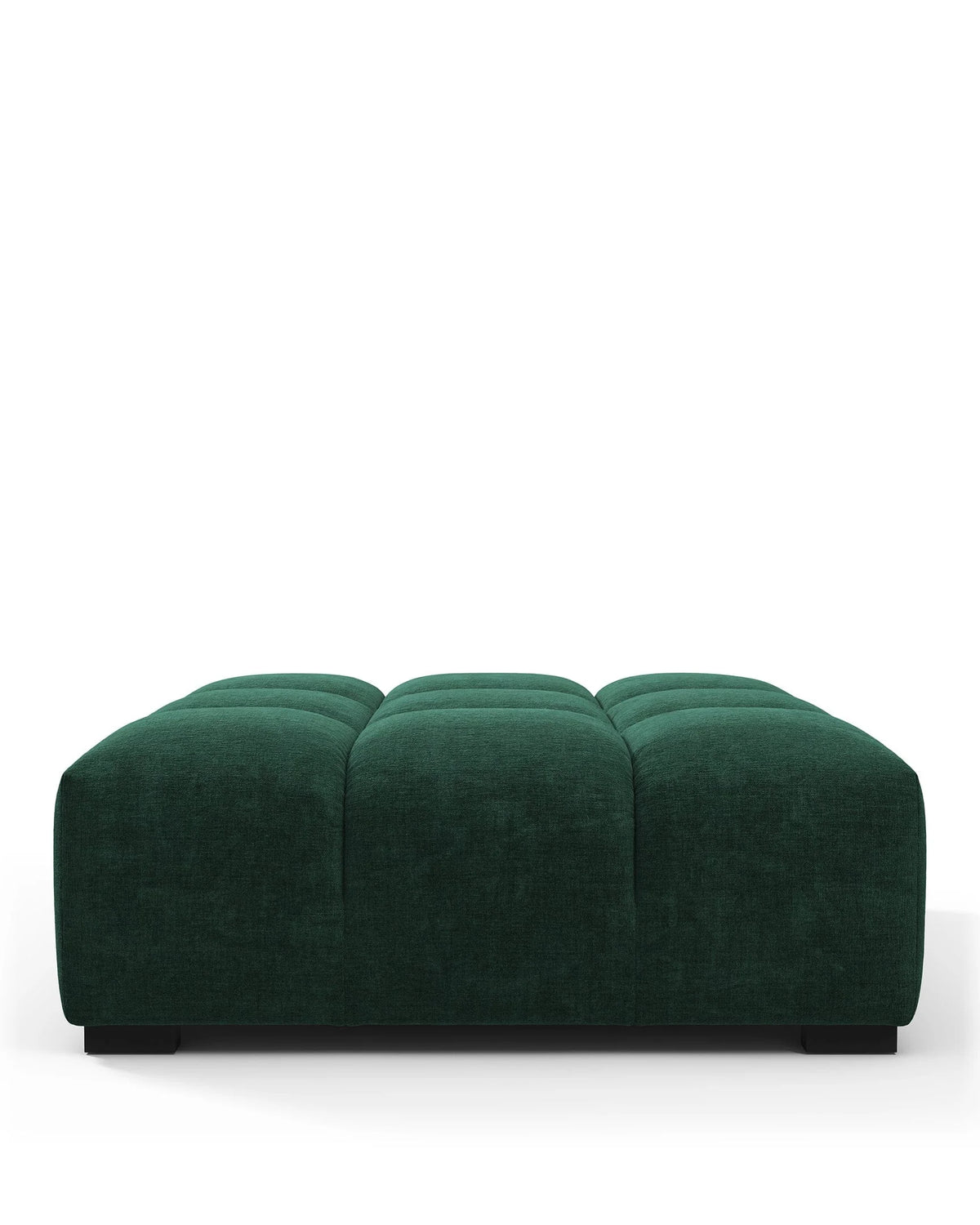 Tuft 05™ ottoman | deep channel tufting - stools & ottomans 05 | sculptural designer | madorne