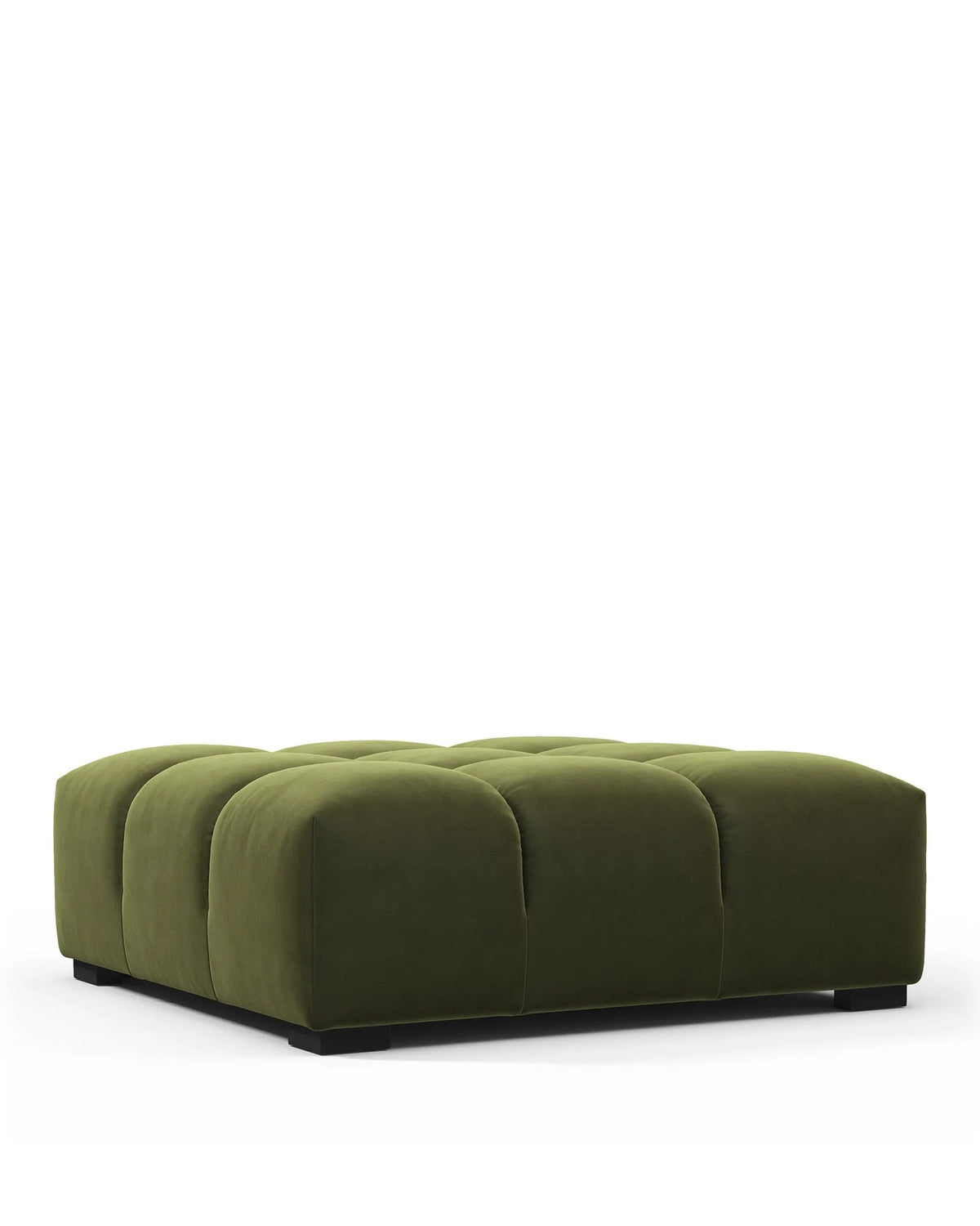 Tuft 05™ ottoman | deep channel tufting - stools & ottomans 05 | sculptural designer | madorne