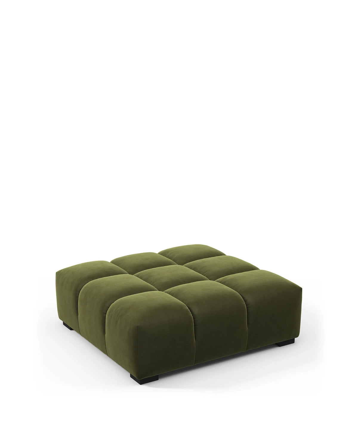 Tuft 05™ ottoman | deep channel tufting - stools & ottomans 05 | sculptural designer | madorne