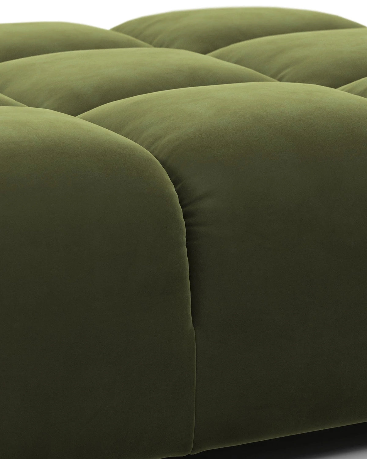 Tuft 05™ ottoman | deep channel tufting - stools & ottomans 05 | sculptural designer | madorne