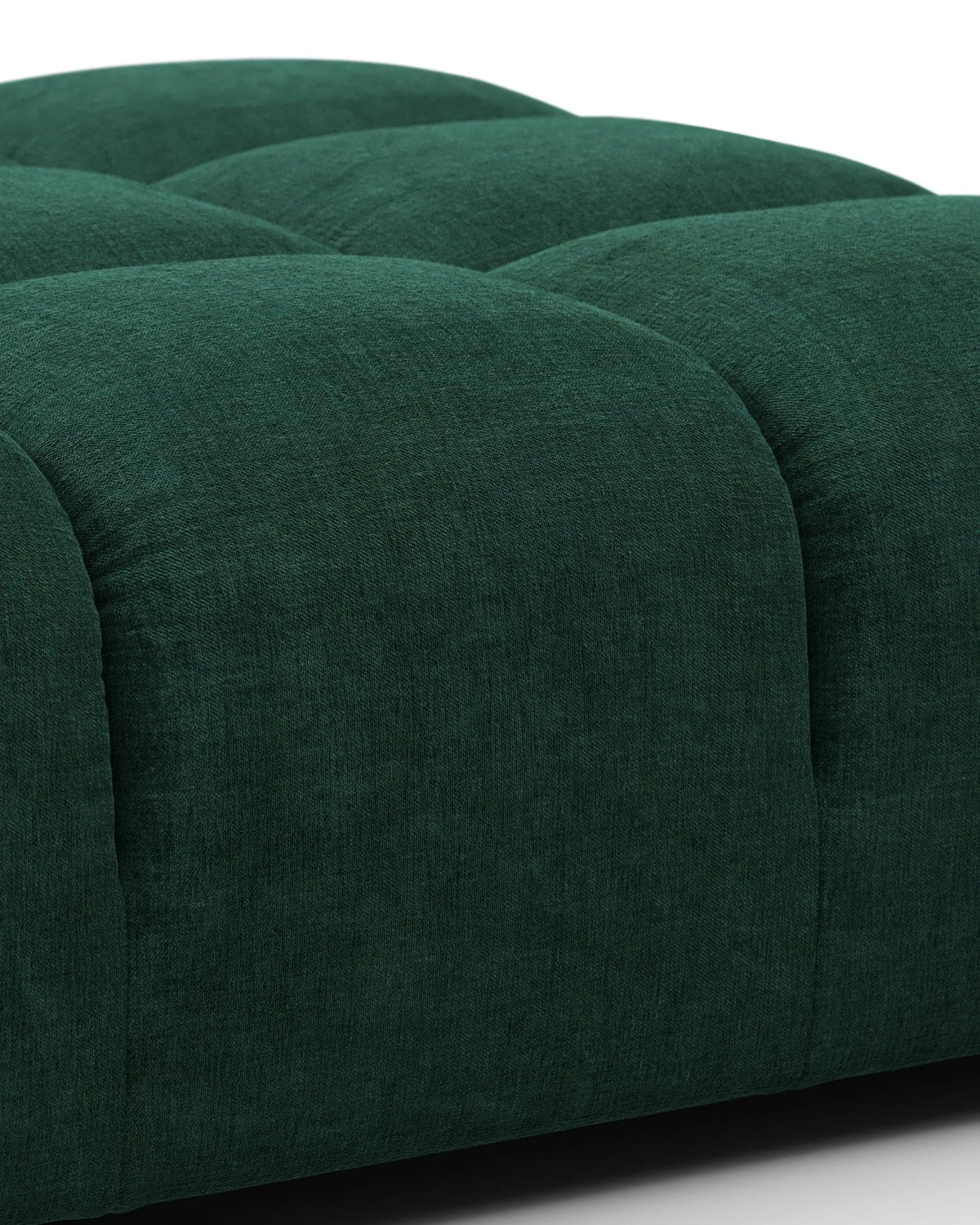 Tuft 05™ ottoman | deep channel tufting - stools & ottomans 05 | sculptural designer | madorne