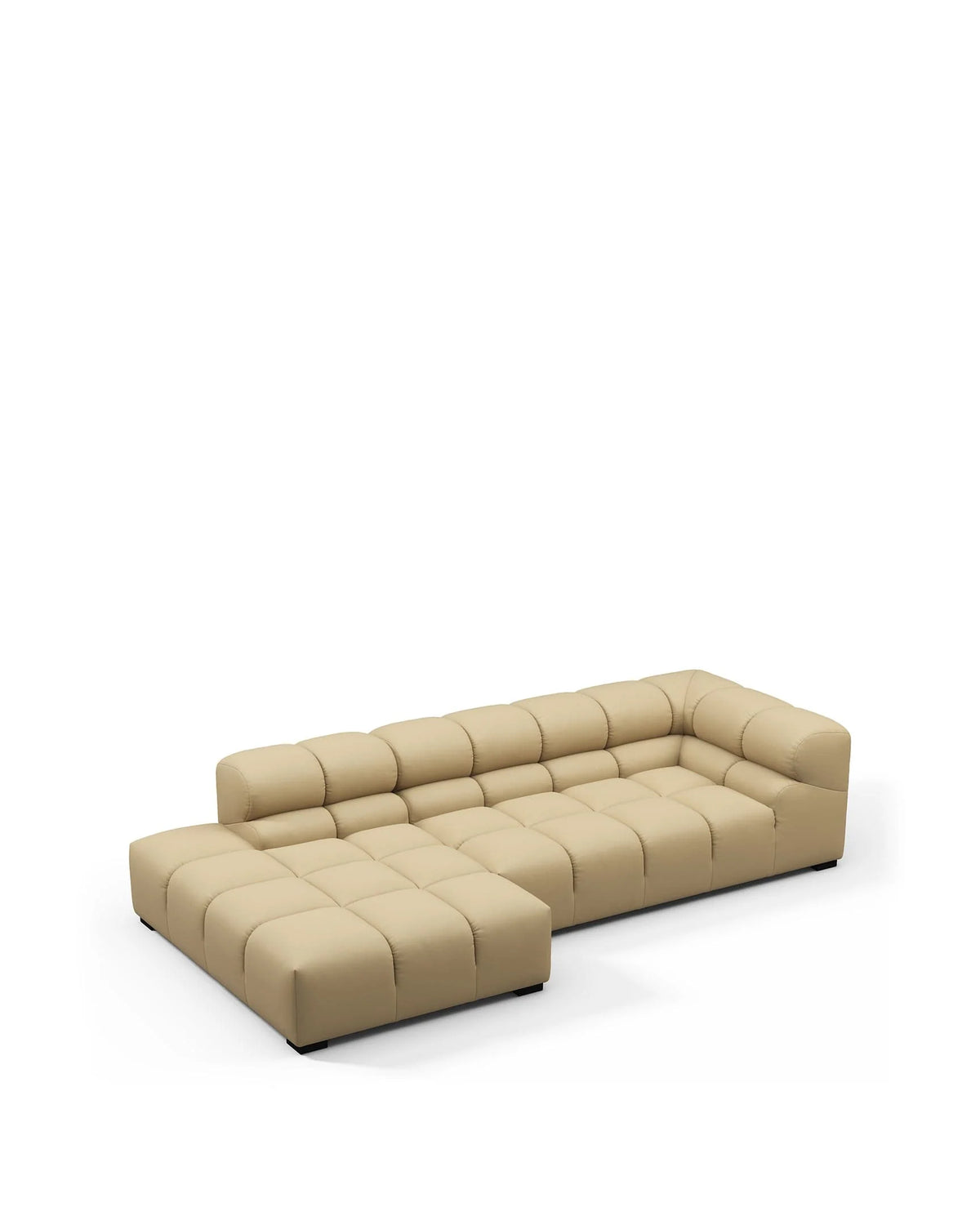 Tuft 05 outdoor™ small left-l sectional | latte weave - sectionals outdoor | sofa | madorne