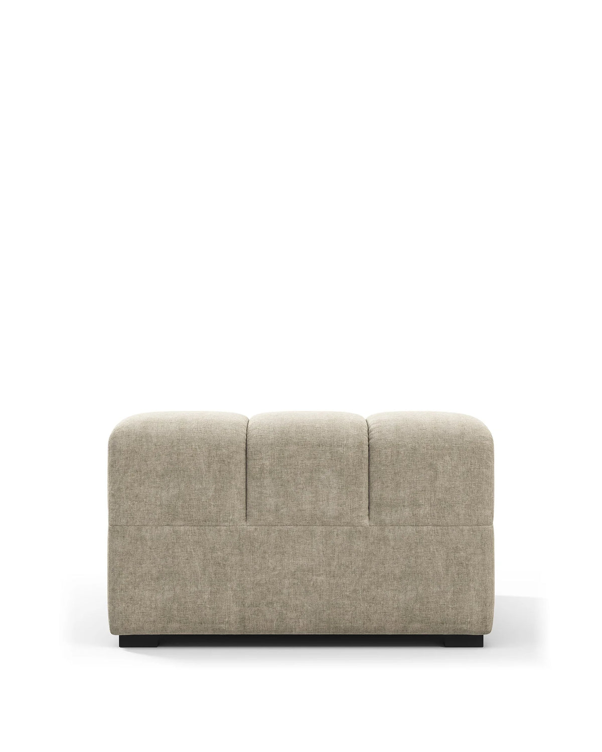 Tuft 05™ right-arm module | channel tufting - modules 05 | modular sofa element | madorne