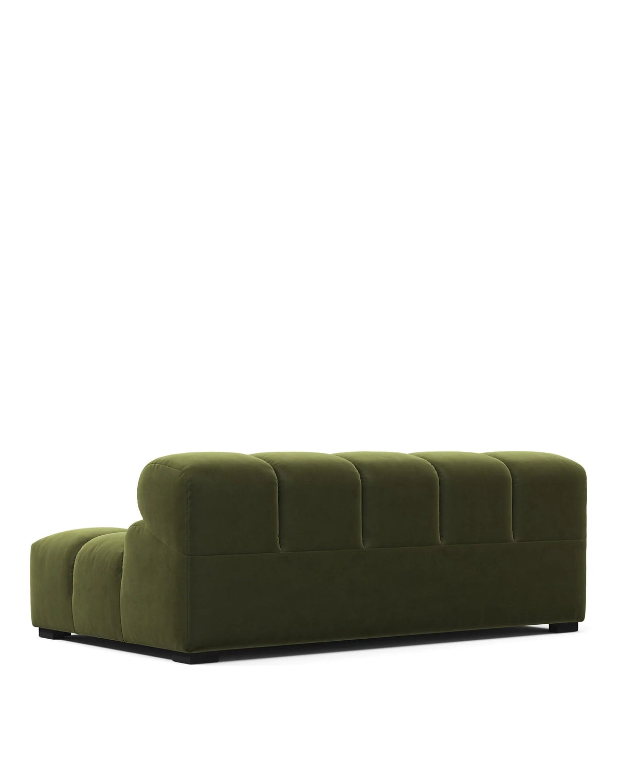 Tuft 05™ xl left-arm module | channel tufting - modules 05 | modular sofa element | madorne