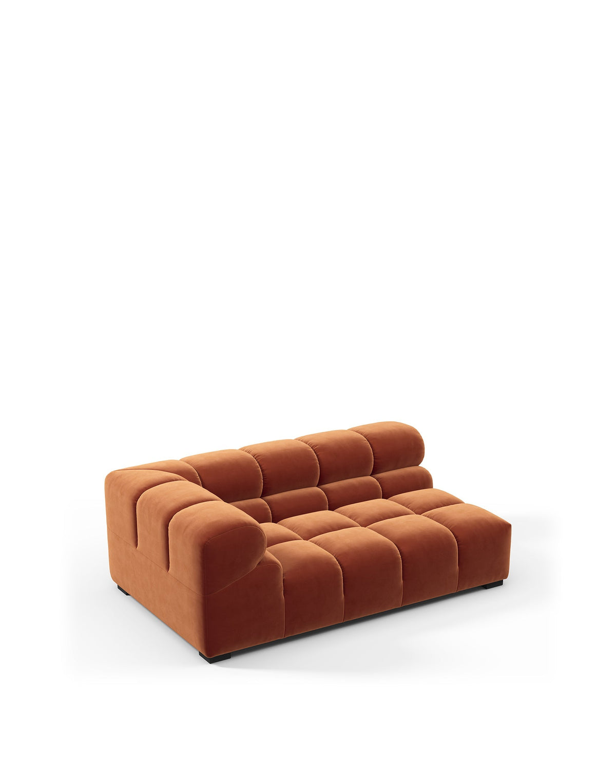 Tuft 05™ xl left-corner module | spice velvet - modules 05 | modular sofa element | madorne