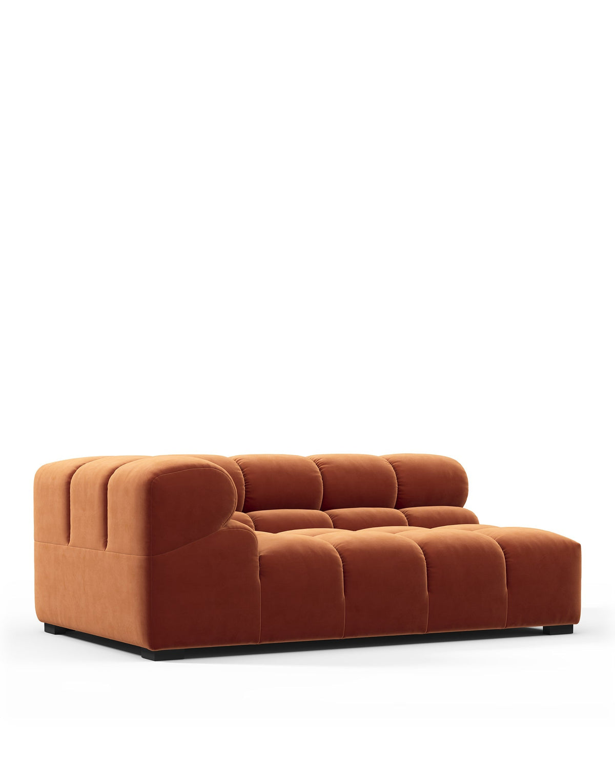 Tuft 05™ xl left-corner module | spice velvet - modules 05 | modular sofa element | madorne