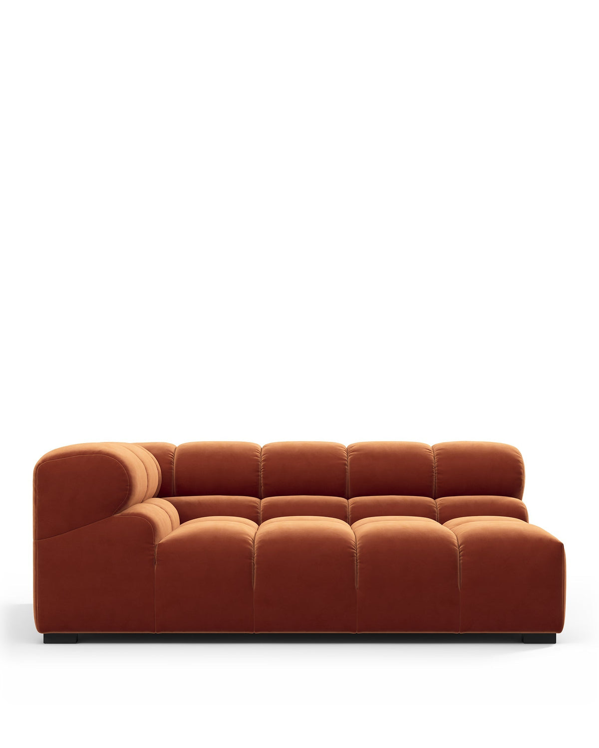 Tuft 05™ xl left-corner module | spice velvet - modules 05 | modular sofa element | madorne