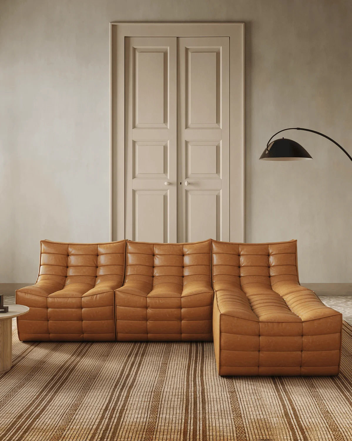 Tyga™ module ottoman | vegan leather - stools & ottomans n701 footstool-inspired | madorne