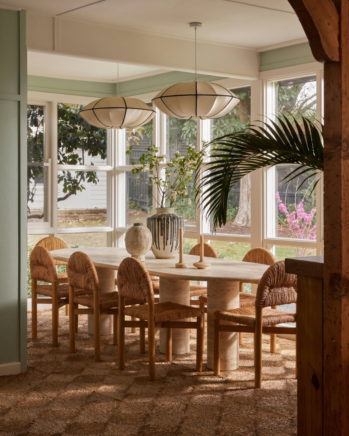 Vena Organic™ Dining Table | Travertine