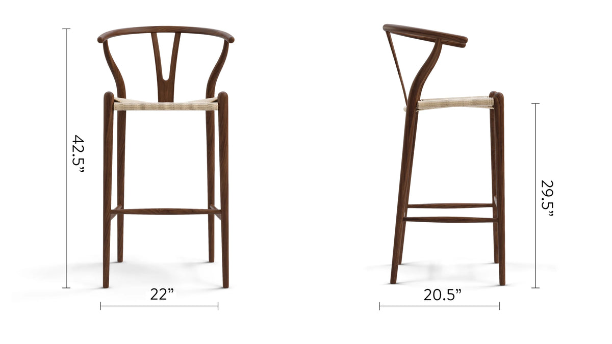 Wisp 49™ bar stool | woven cord seat - & counter stools 49 | designer or | madorne