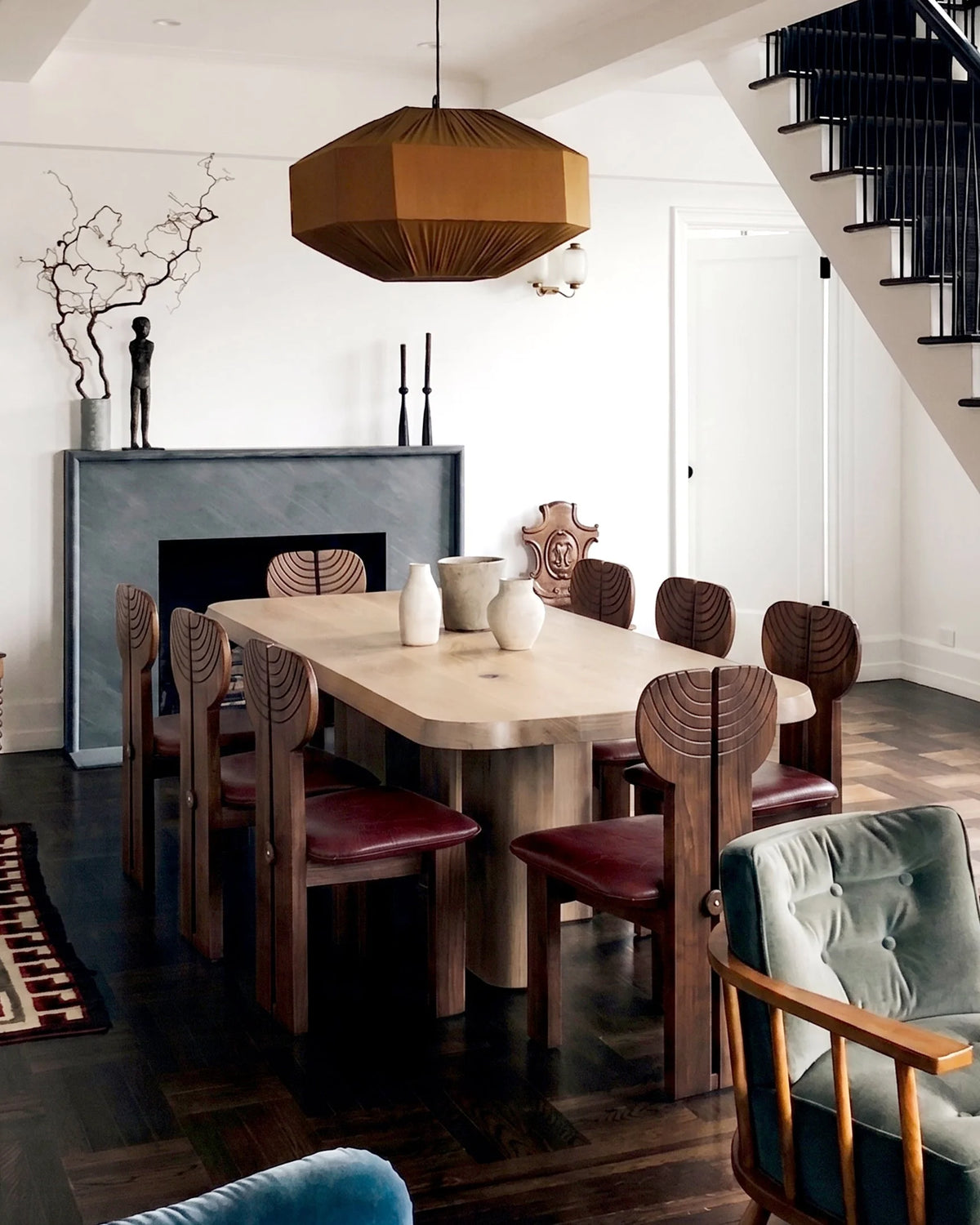 Afrika 75™ dining chair | carved wood back - chairs africa chair-inspired | madorne