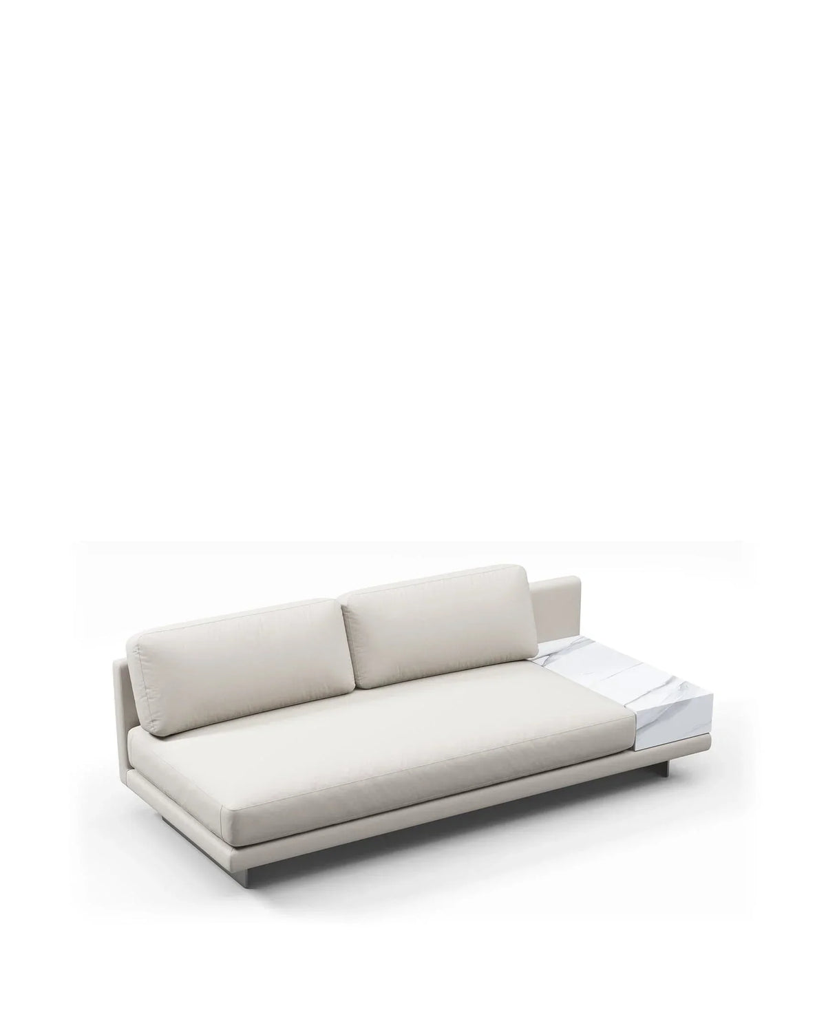 Alessa™ outdoor module armless two seater right - modules alessa | designer mo...