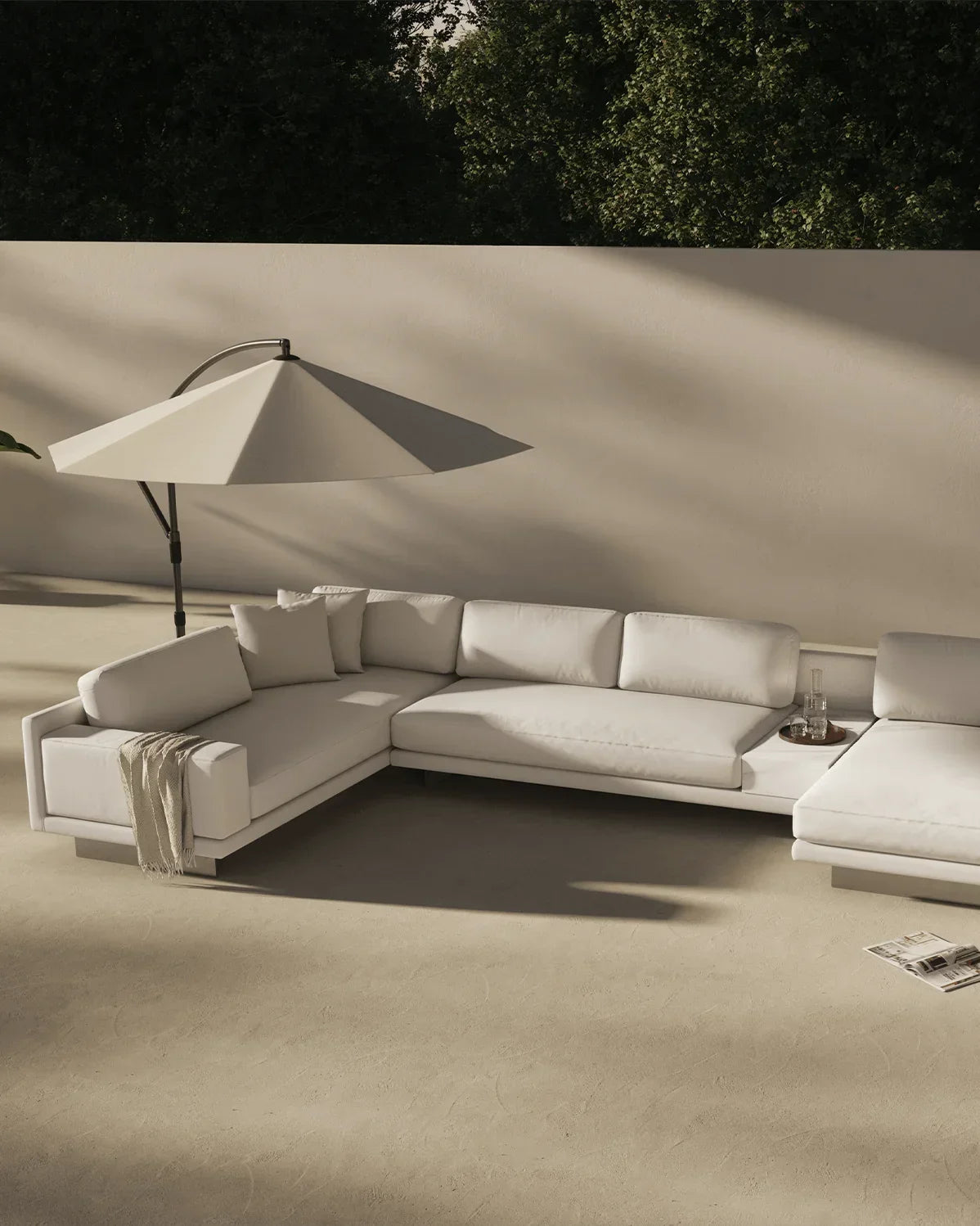 Alessa™ outdoor module armless two seater right - modules alessa | designer mo...