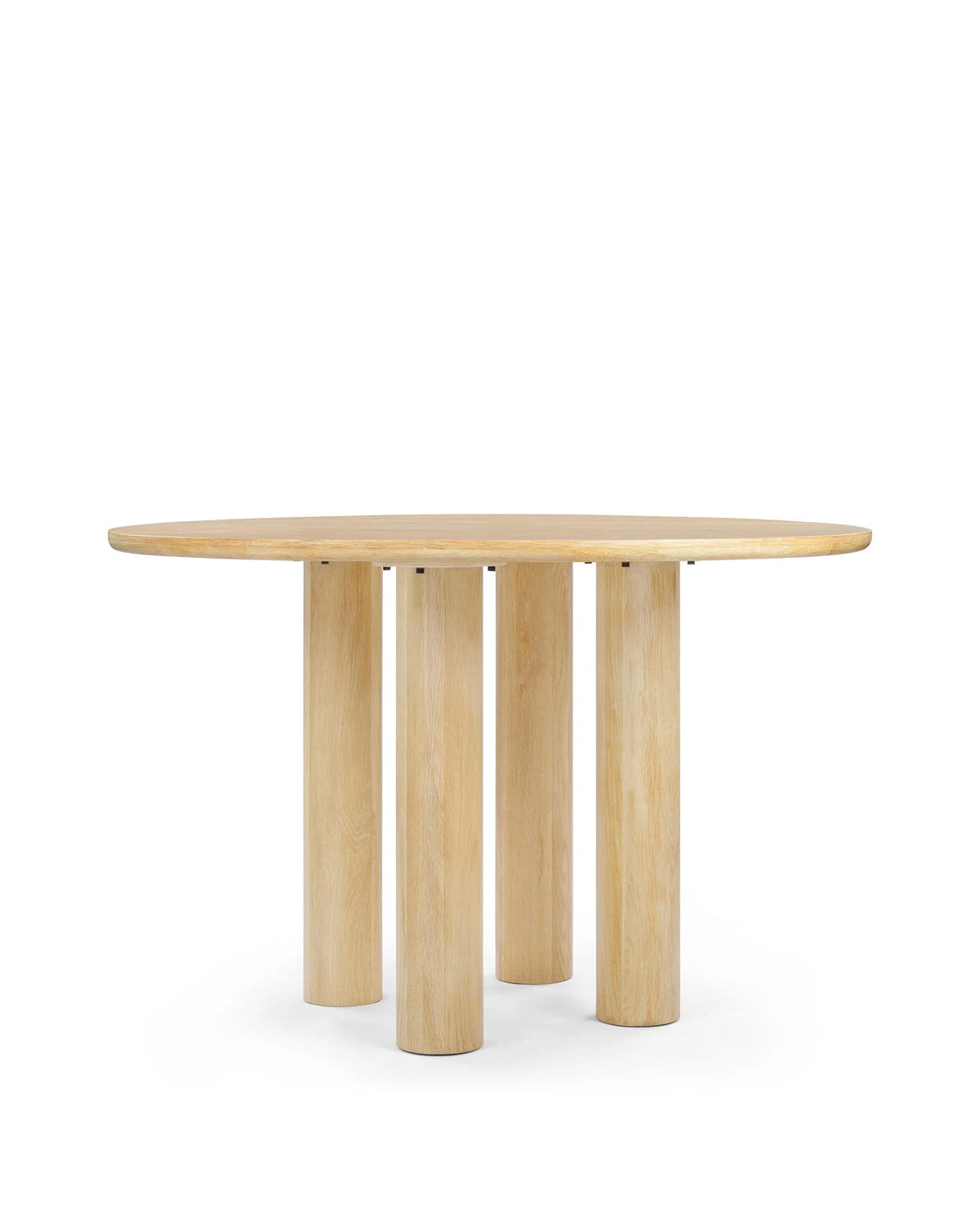 Amalfia™ round dining table 49in | oak wood veneer - tables amalfia | madorne