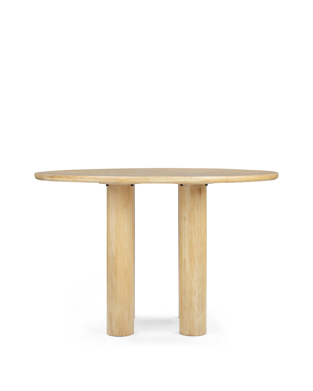 Amalfia™ round dining table 49in | oak wood veneer - tables amalfia | madorne