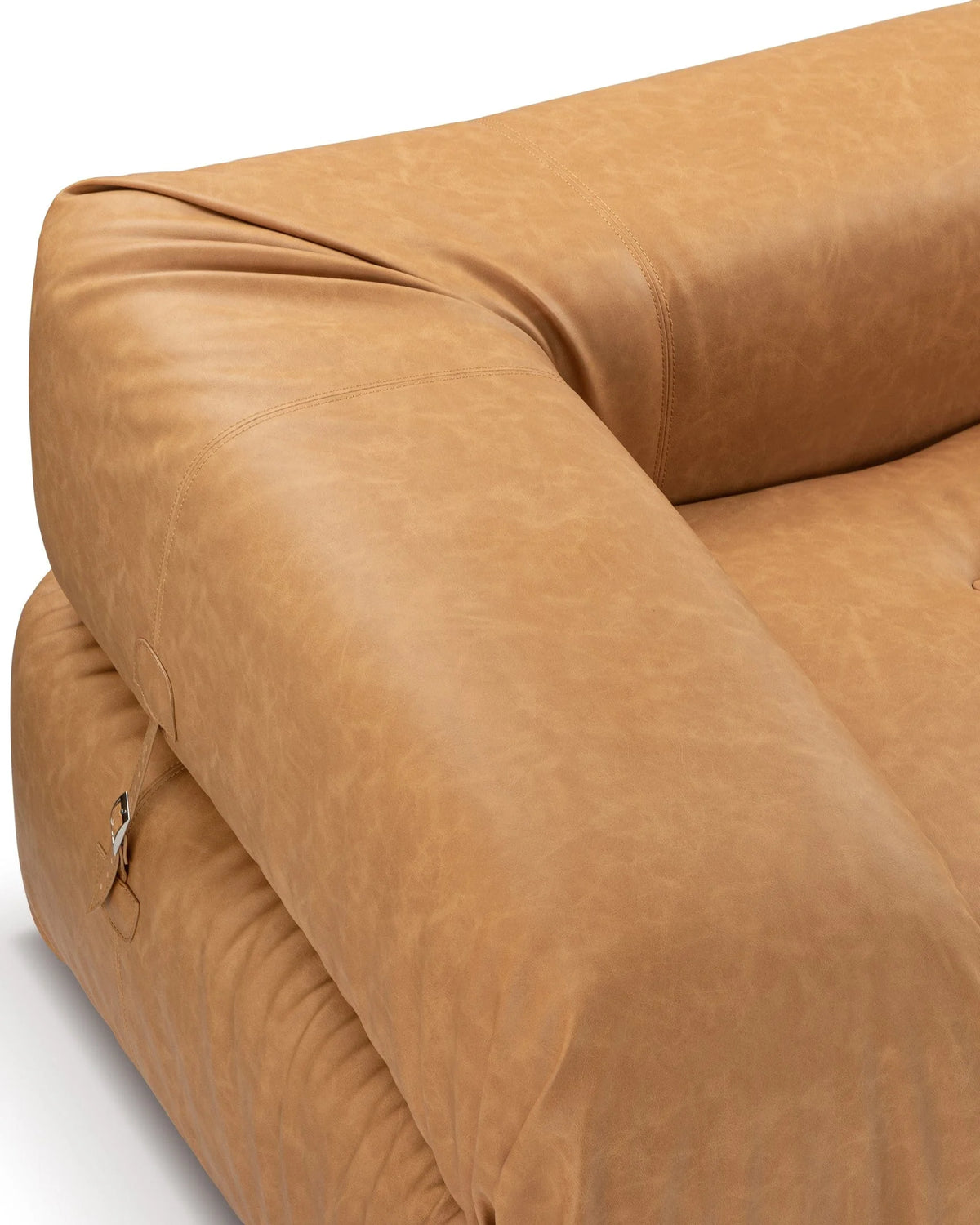 Amphibia 70™ sleeper sofa | vegan friendly faux leather - sofas 70 | madorne