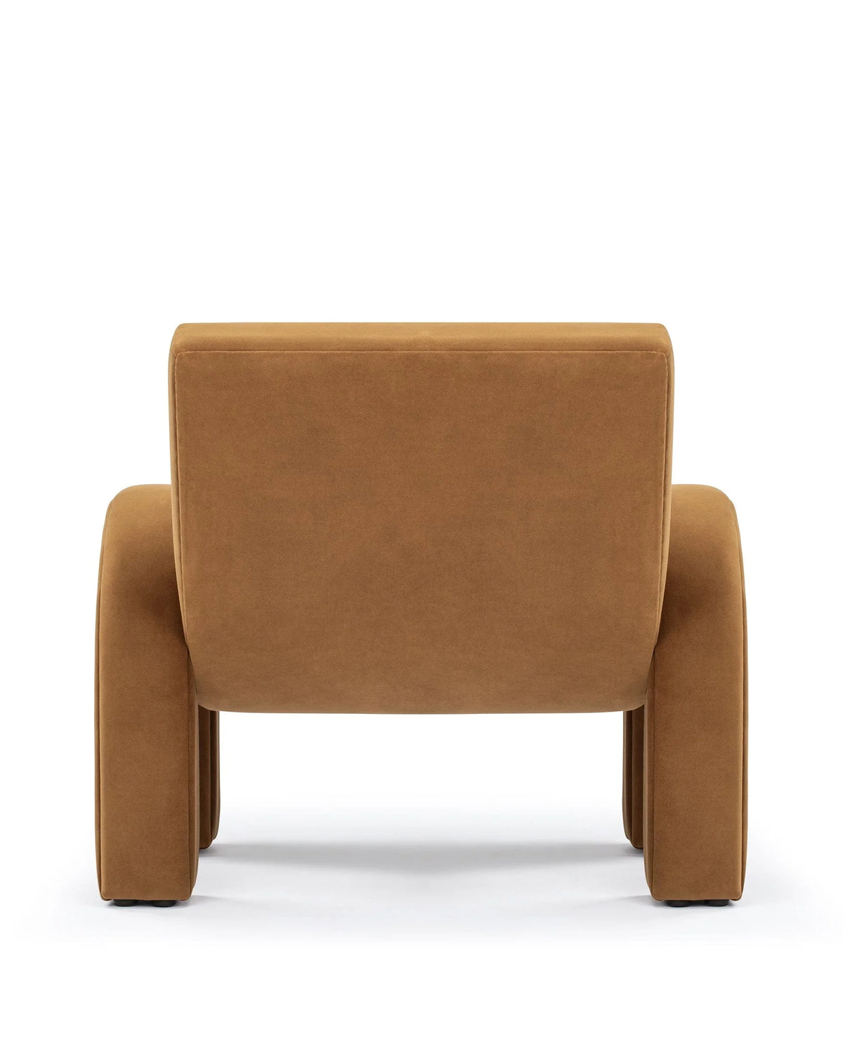 Arcata wrap™ lounge chair | caramel velvet - chairs wrap | madorne