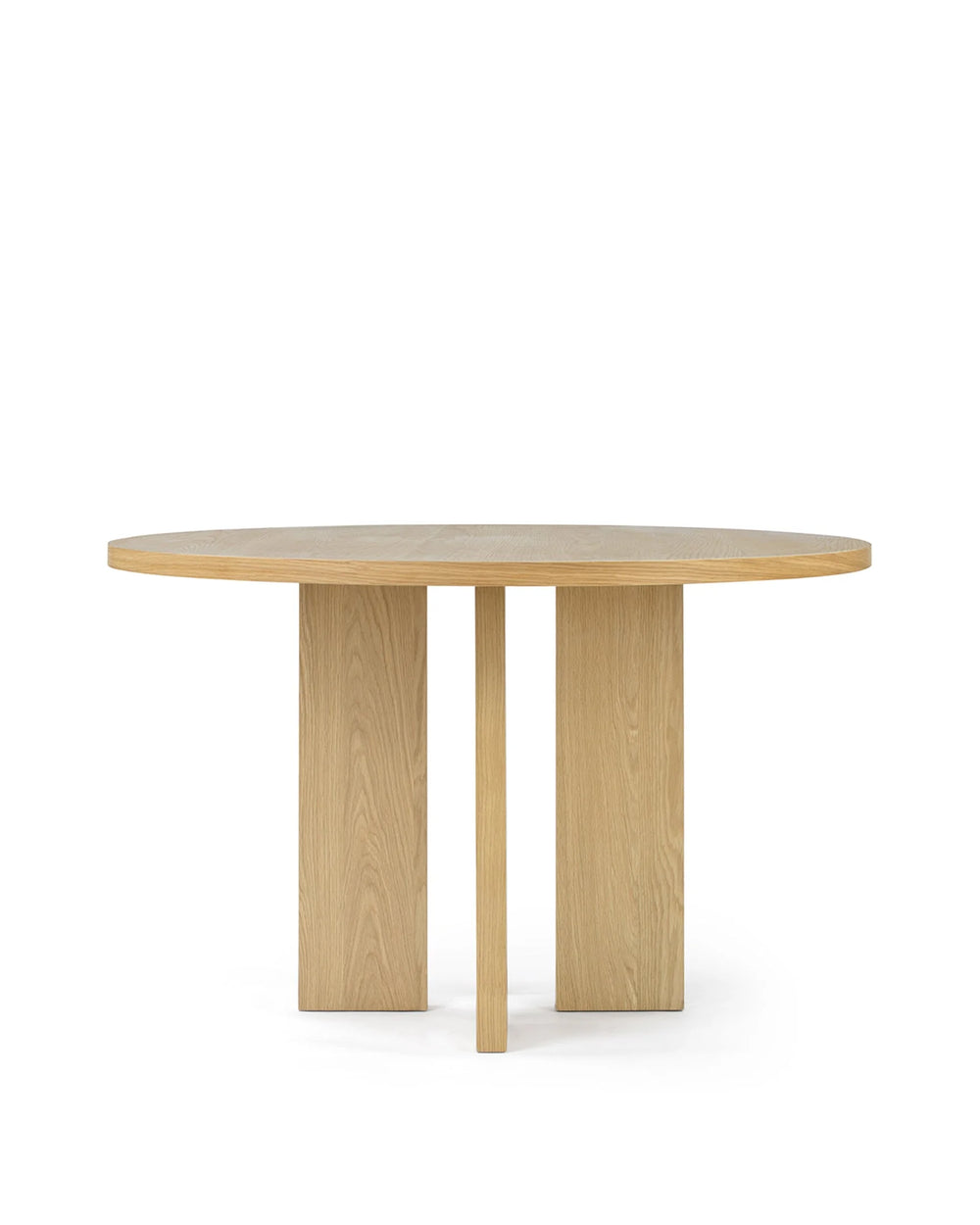Arla™ round dining table | oak wood veneer top - tables arla | madorne