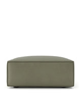 Arlae™ module ottoman | sage vegan suede - stools & ottomans arlae | modular sofa element | madorne