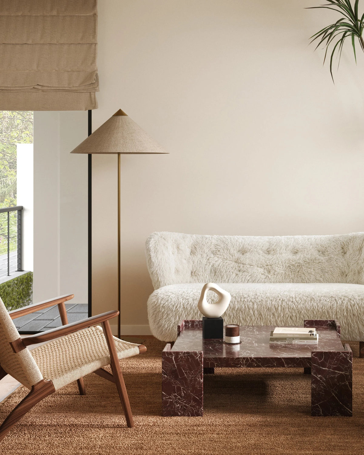 Aspa Rosso™ Coffee Table | Rosso Levanto Marble