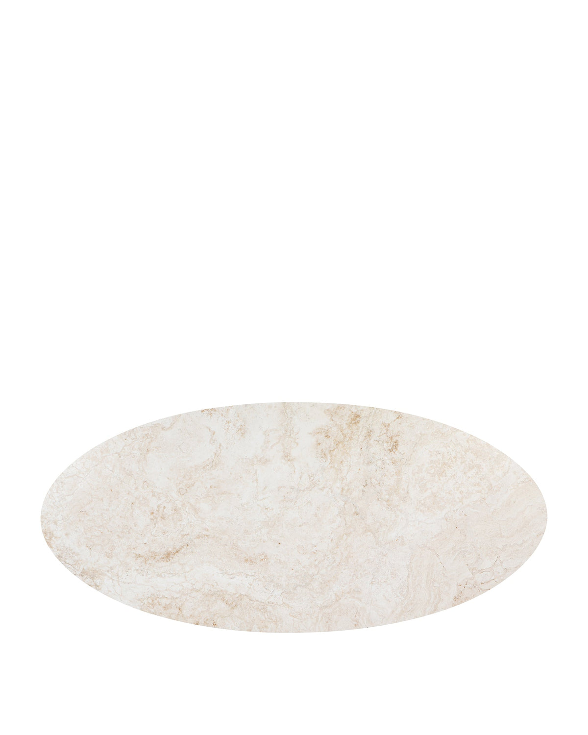 Astera™ oval dining table | honed white travertine - tables astera | madorne
