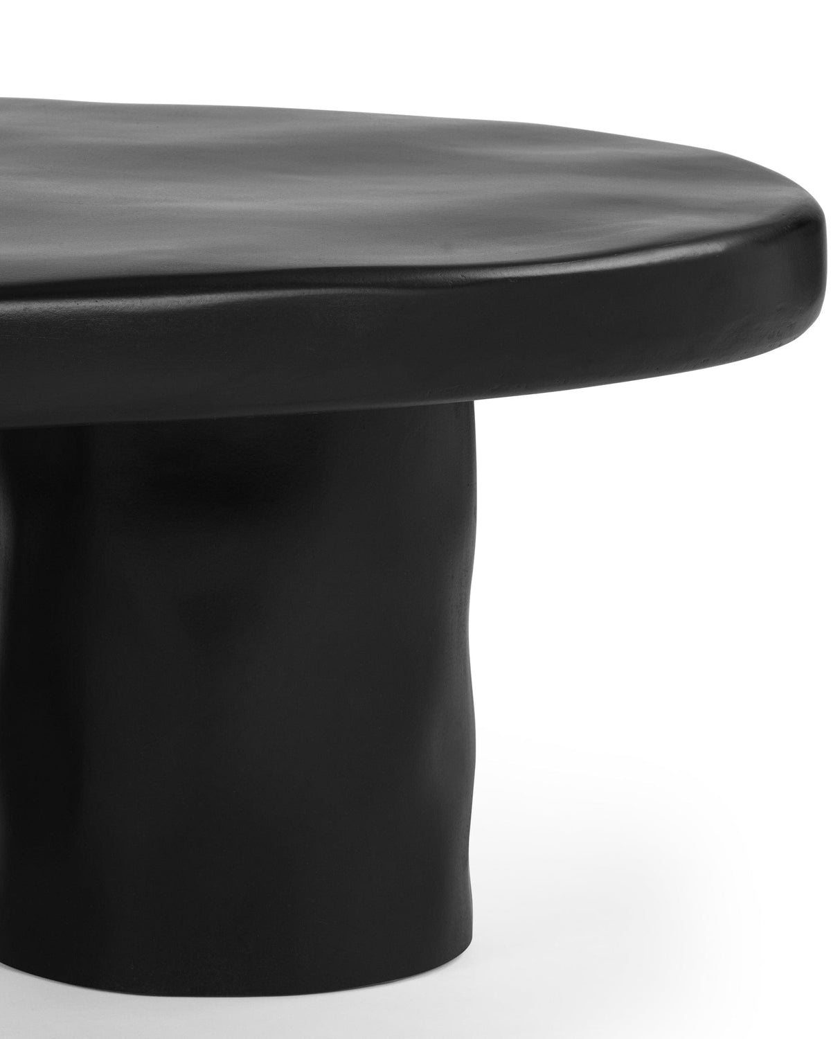 Astra™ coffee table | black lightweight concrete - tables astra | modern | madorne