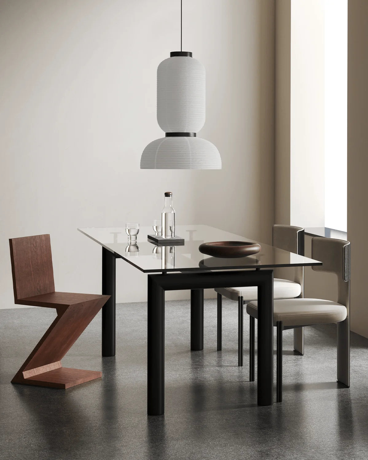 Atelier 28™ dining table | tubular steel base - tables 28 | designer | madorne