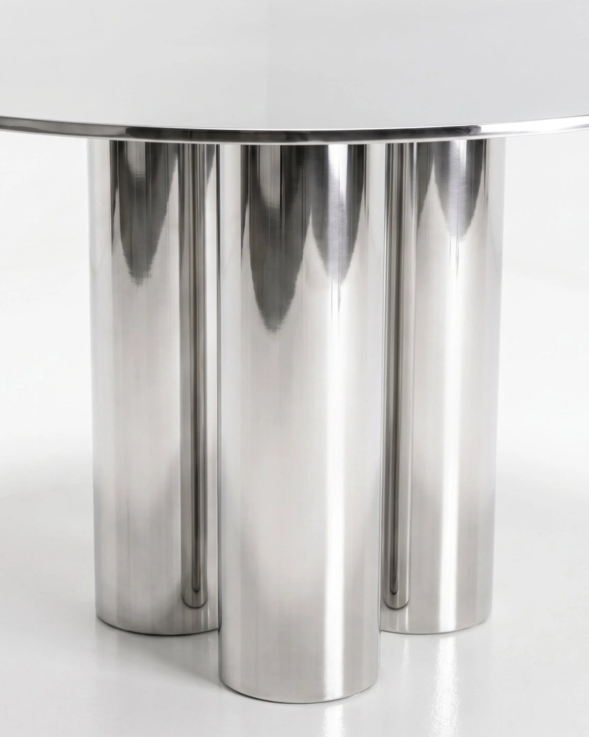 Aula 47™ dining table | brushed steel - tables 47 | madorne