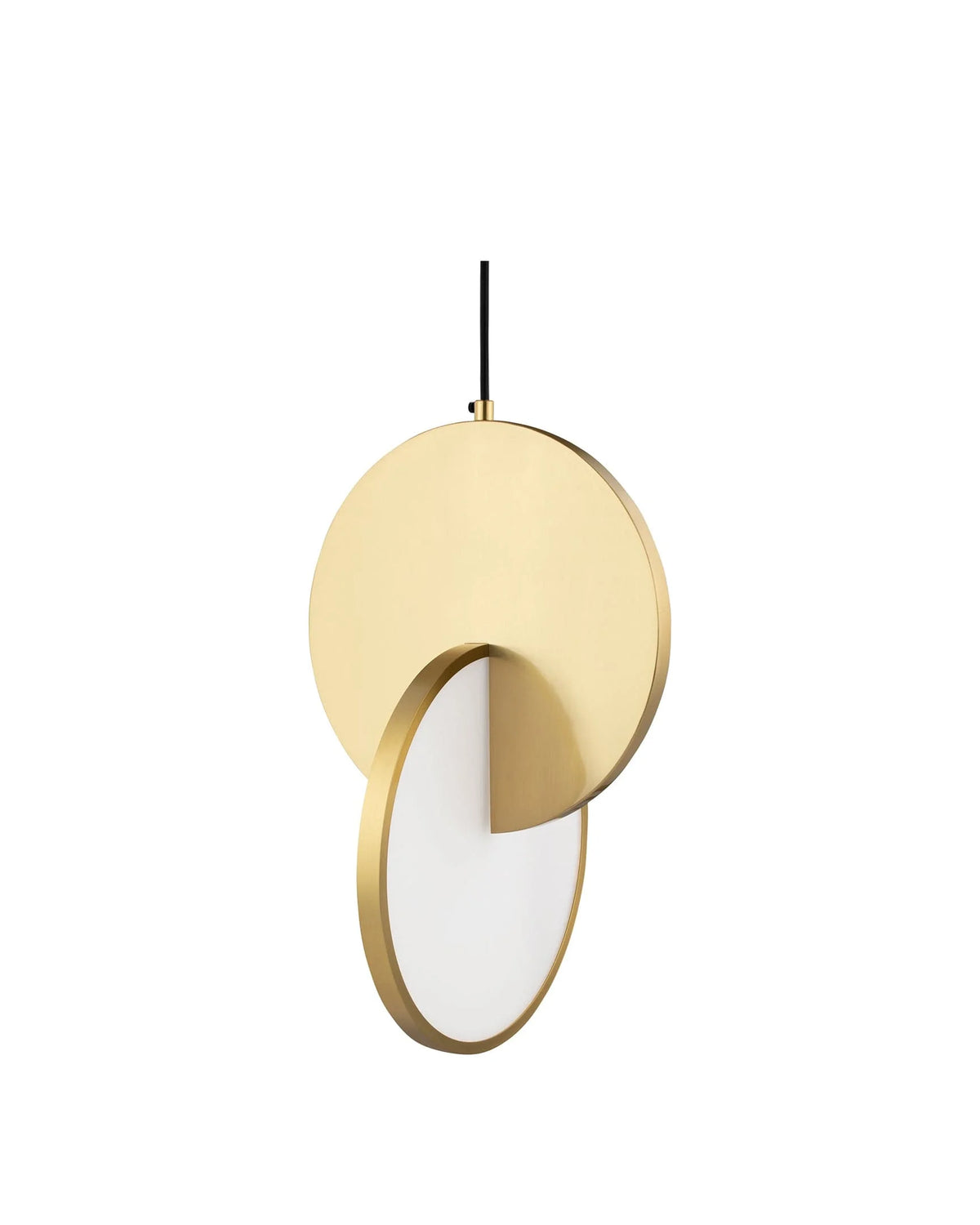 Aurelia disc™ pendant | chrome or gold - lighting eclipse pendant-inspired | madorne