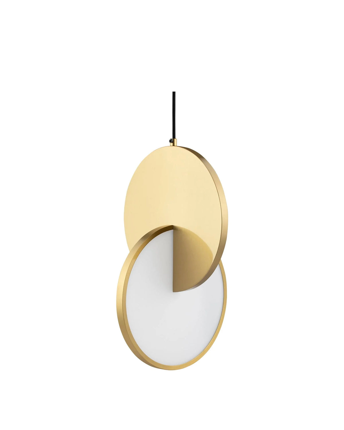 Aurelia disc™ pendant | chrome or gold - lighting eclipse pendant-inspired | madorne