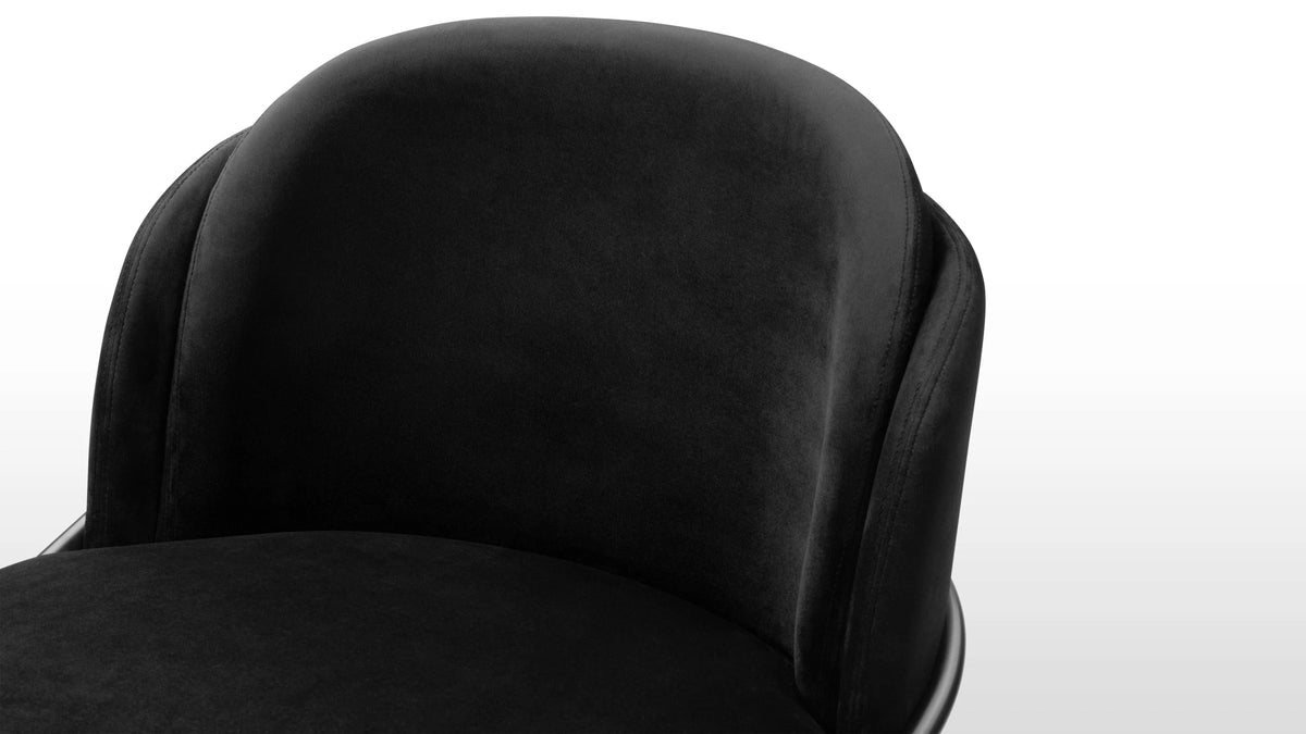 Avera™ bar stool | black velvet - & counter stools avera | modern | contemporary design | mad...