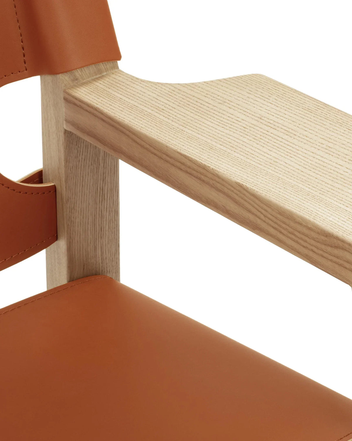 Axela 58™ lounge chair | whiskey brown vegan leather - chairs 58 inspired by the spanish | madorne