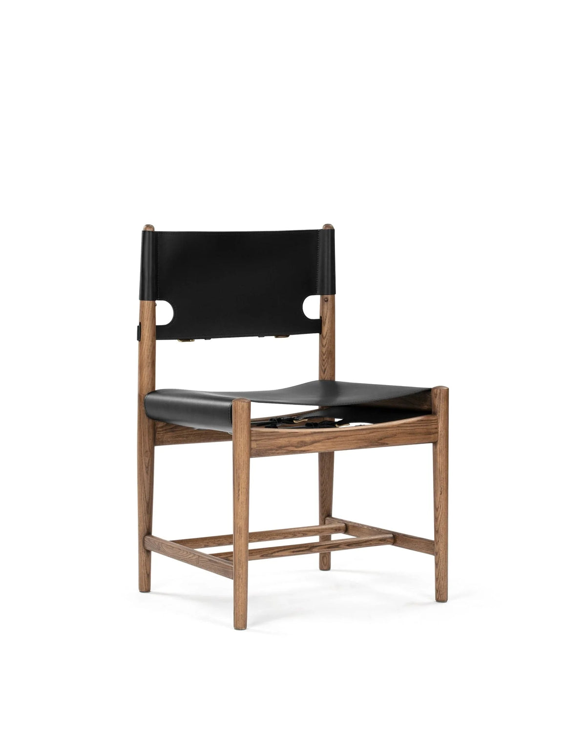 Axen™ side chair | walnut-stained ash - dining chairs axen inspired by spanish | madorne
