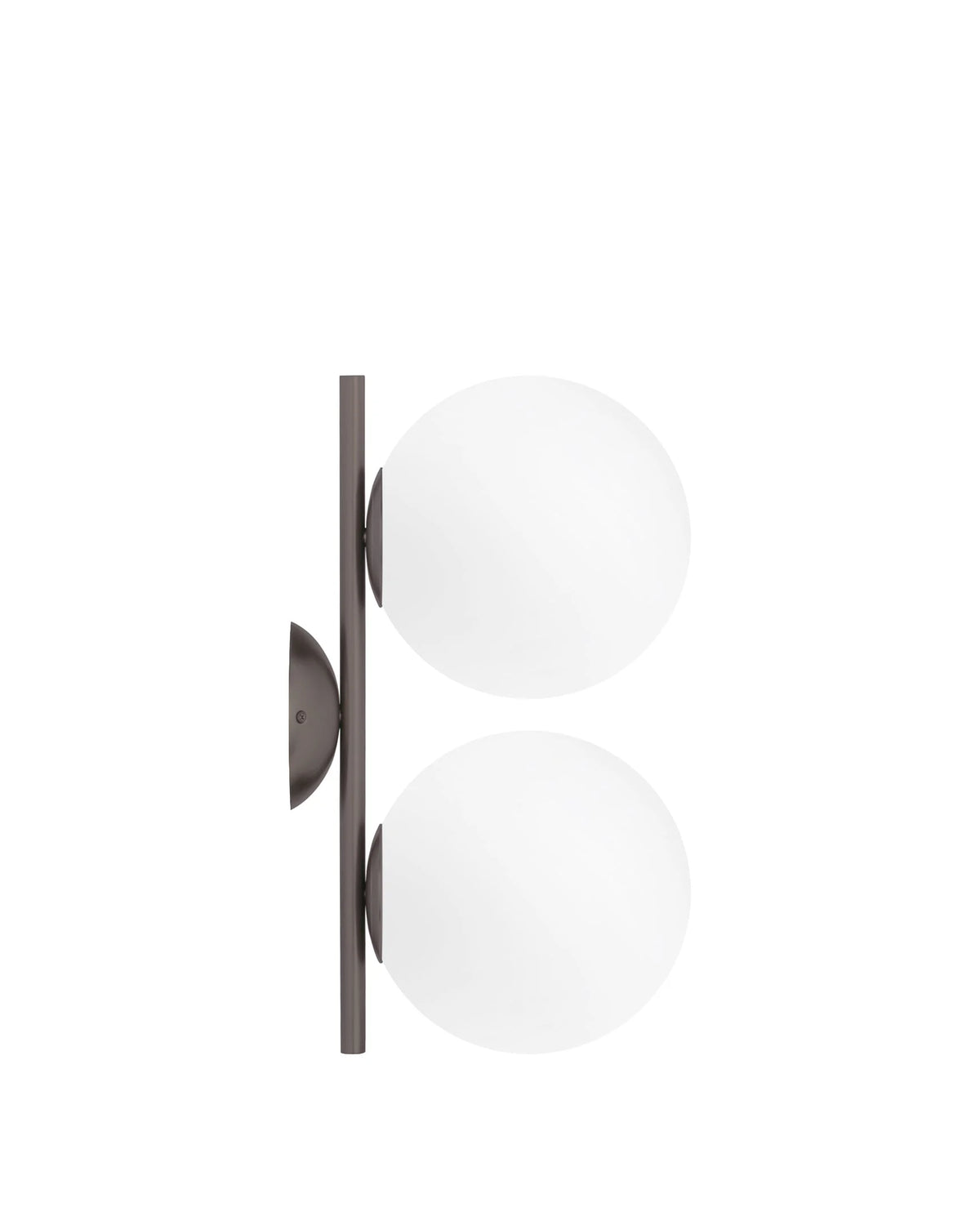 Balance 14™ double wall light | glass globe - pewter - lighting 14 | madorne