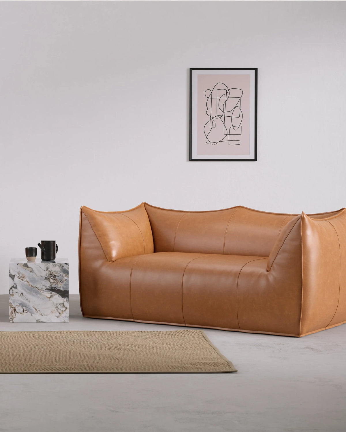 Bambola 72™ two-seater sofa | sculptural upholstery - 2 seaters 72 | designer | madorne