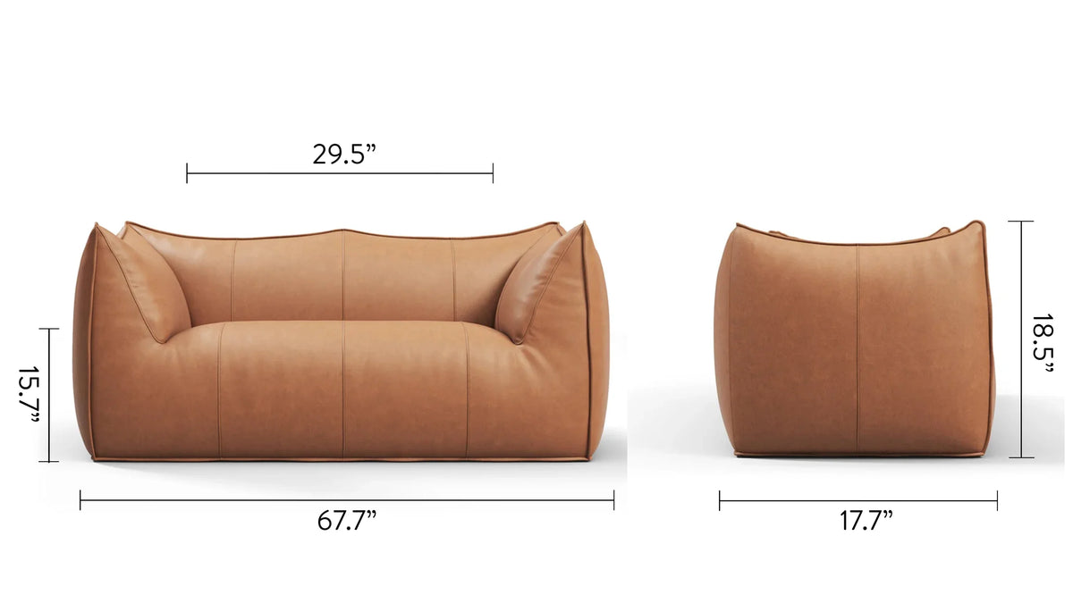 Bambola 72™ two-seater sofa | sculptural upholstery - 2 seaters 72 | designer | madorne