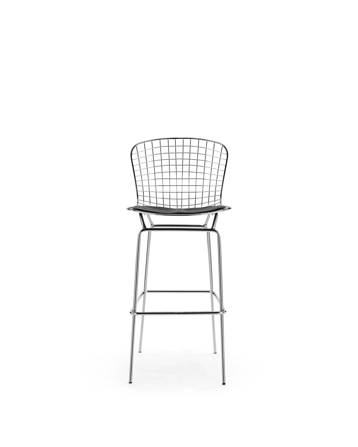 Berto™ bar stool | leather and chrome - frame - & counter stools berto | modern | contemporary design | mad...