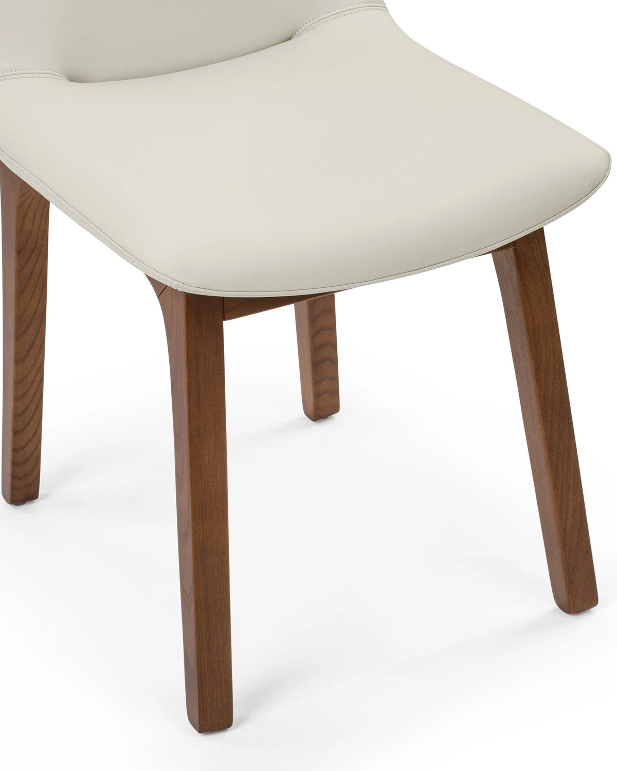 Blanc curve™ side chair | walnut-stained wood - dining chairs curve | designer | madorne