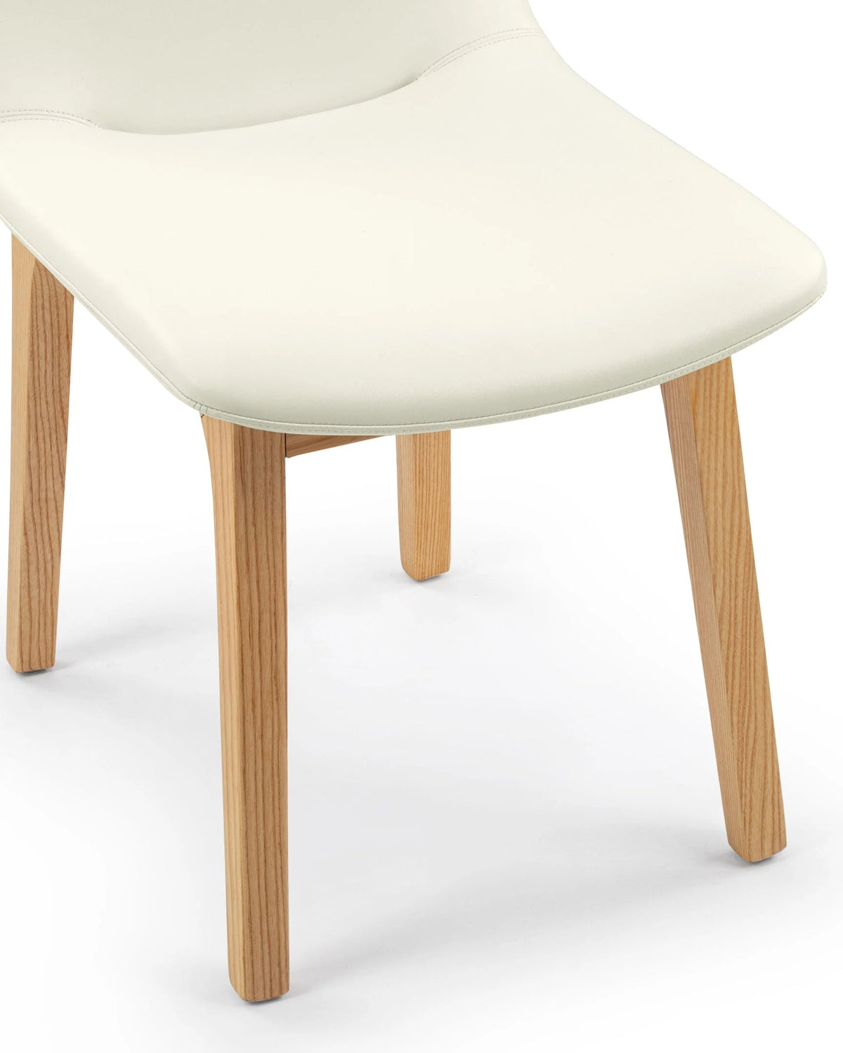 Blanc curve™ side chair | walnut-stained wood - dining chairs curve | designer | madorne