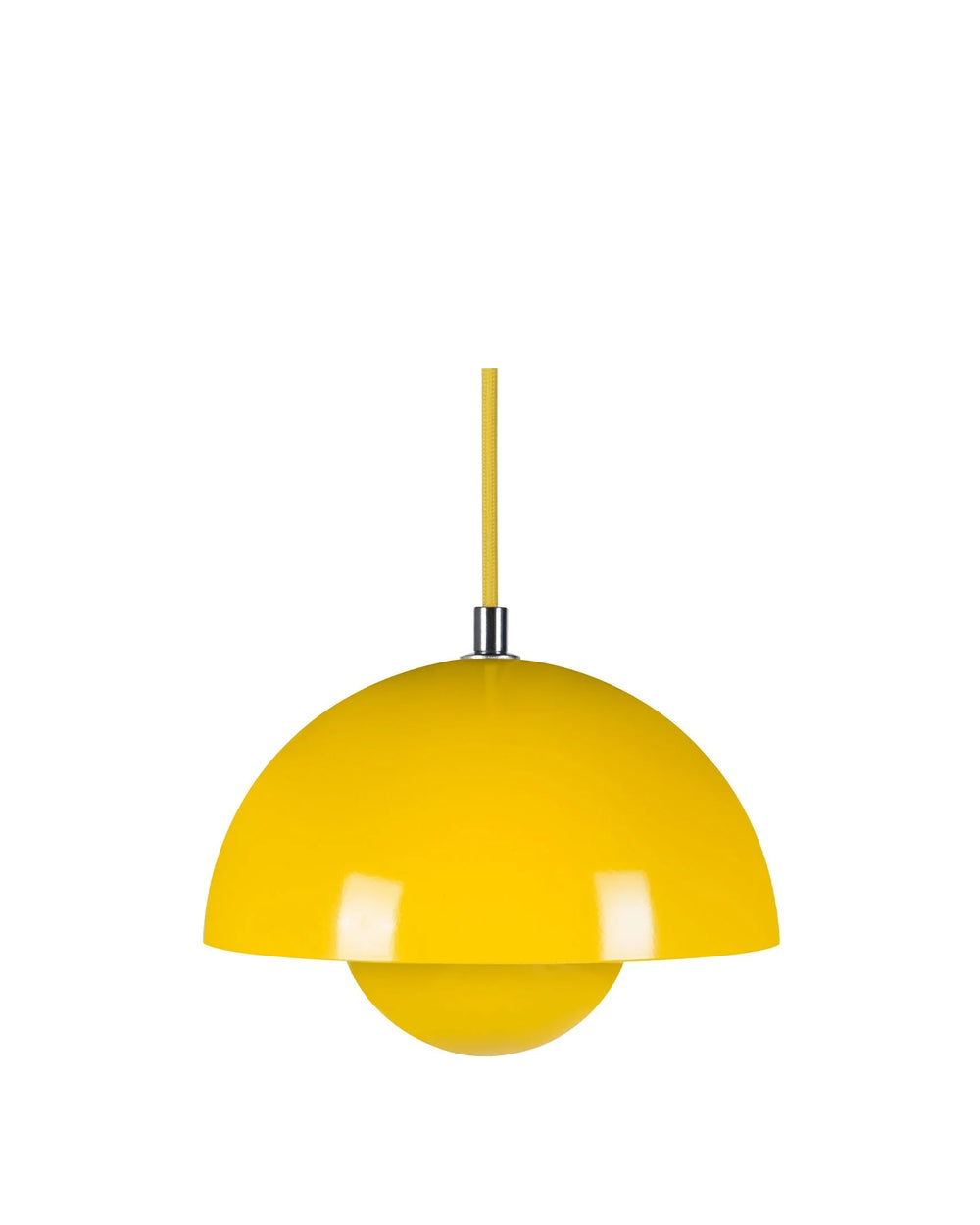 Bloom 68™ pendant lamp | double-dome shade - panton yellow - lighting 68 | designer light | madorne