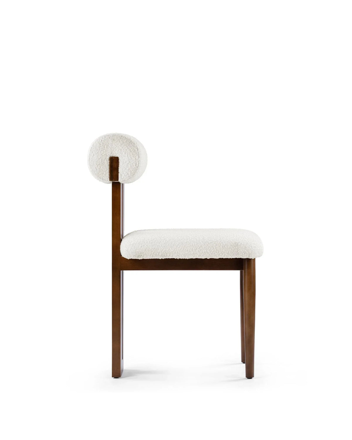 Boma dining™ chair | white boucle wool - dining chairs hippo chair-inspired | madorne