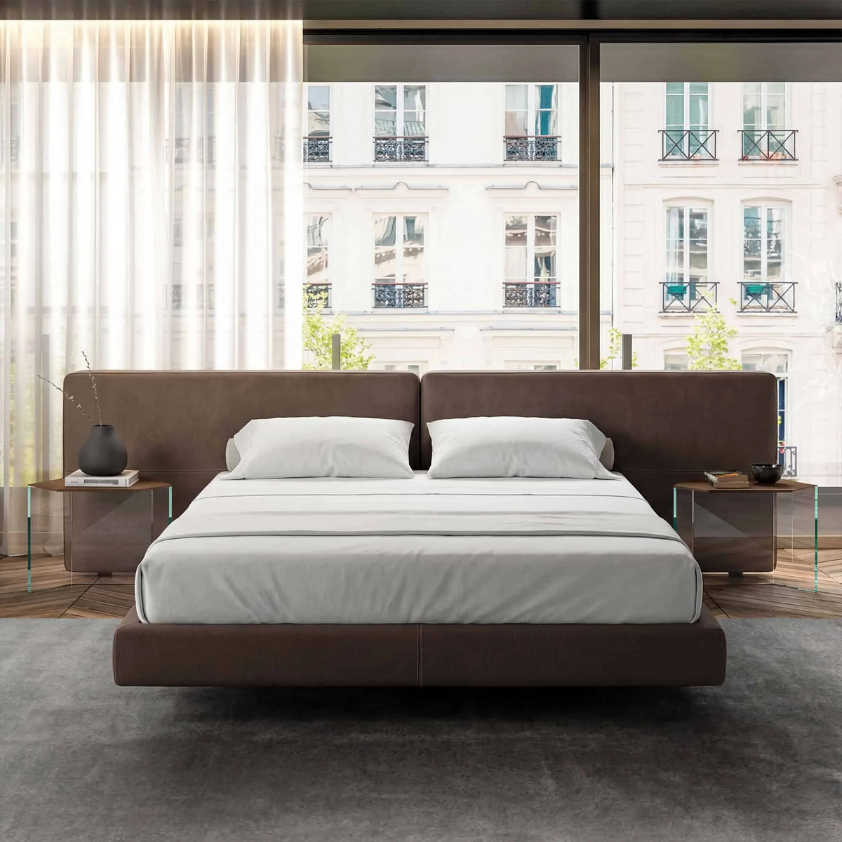 Brea 24 Architectural Bed Frame – detail view 2