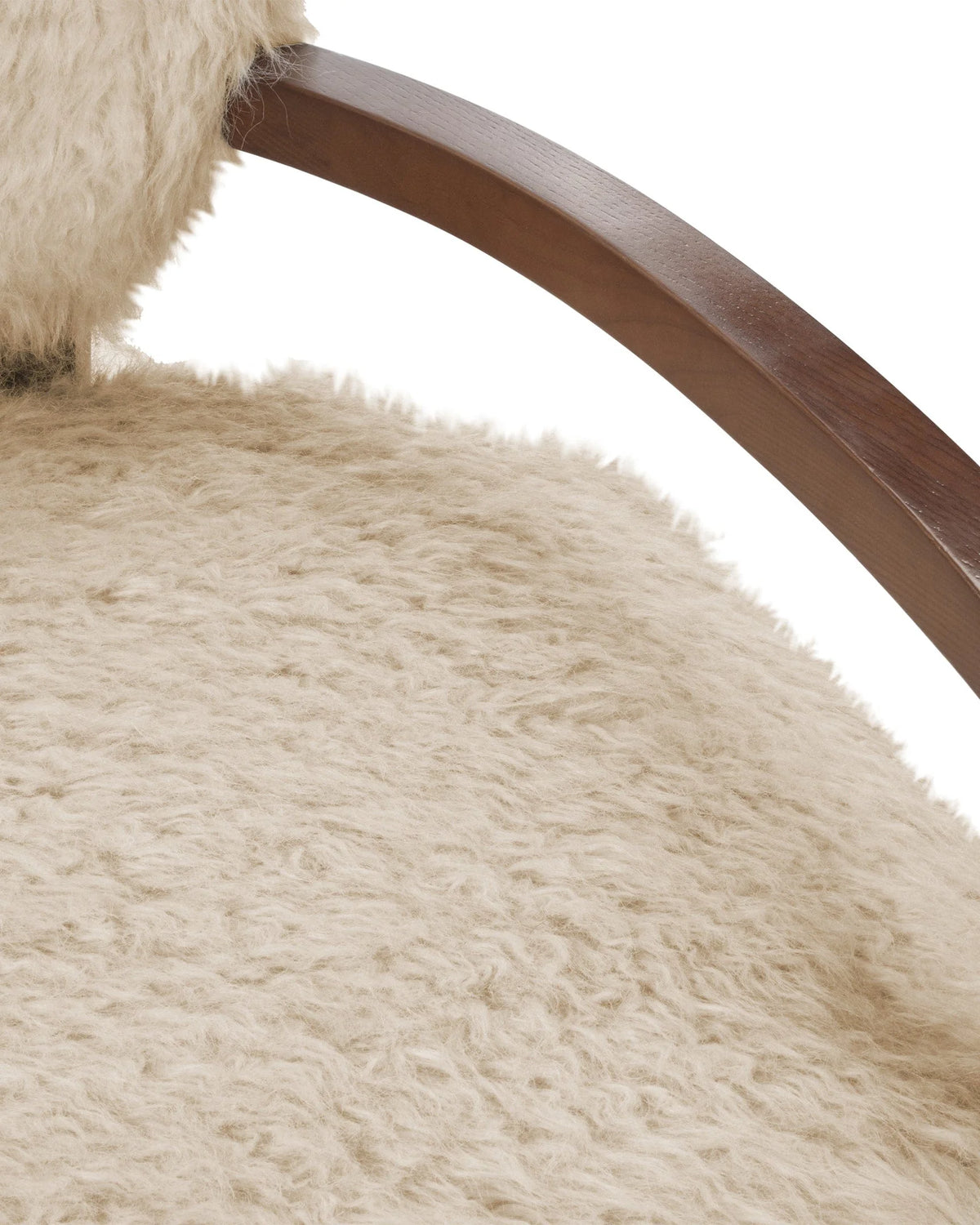 Caba™ lounge chair | textured upholstery and walnut - chairs caba | modern | madorne