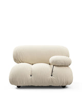 Camaleon 70 outdoor™ module right arm | cream chunky performance weave (outdoor) - modules outdoor | designer modular