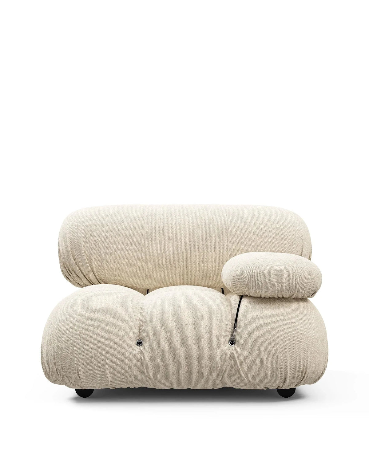 Camaleon 70 outdoor™ module right arm | cream chunky performance weave (outdoor) - modules outdoor | designer modular
