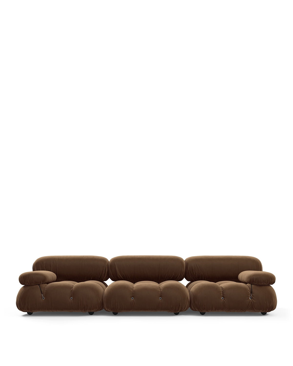 Camaleon 70™ three-seater sofa | modular upholstery - mocha velvet - 3 seaters 70 | seater | madorne