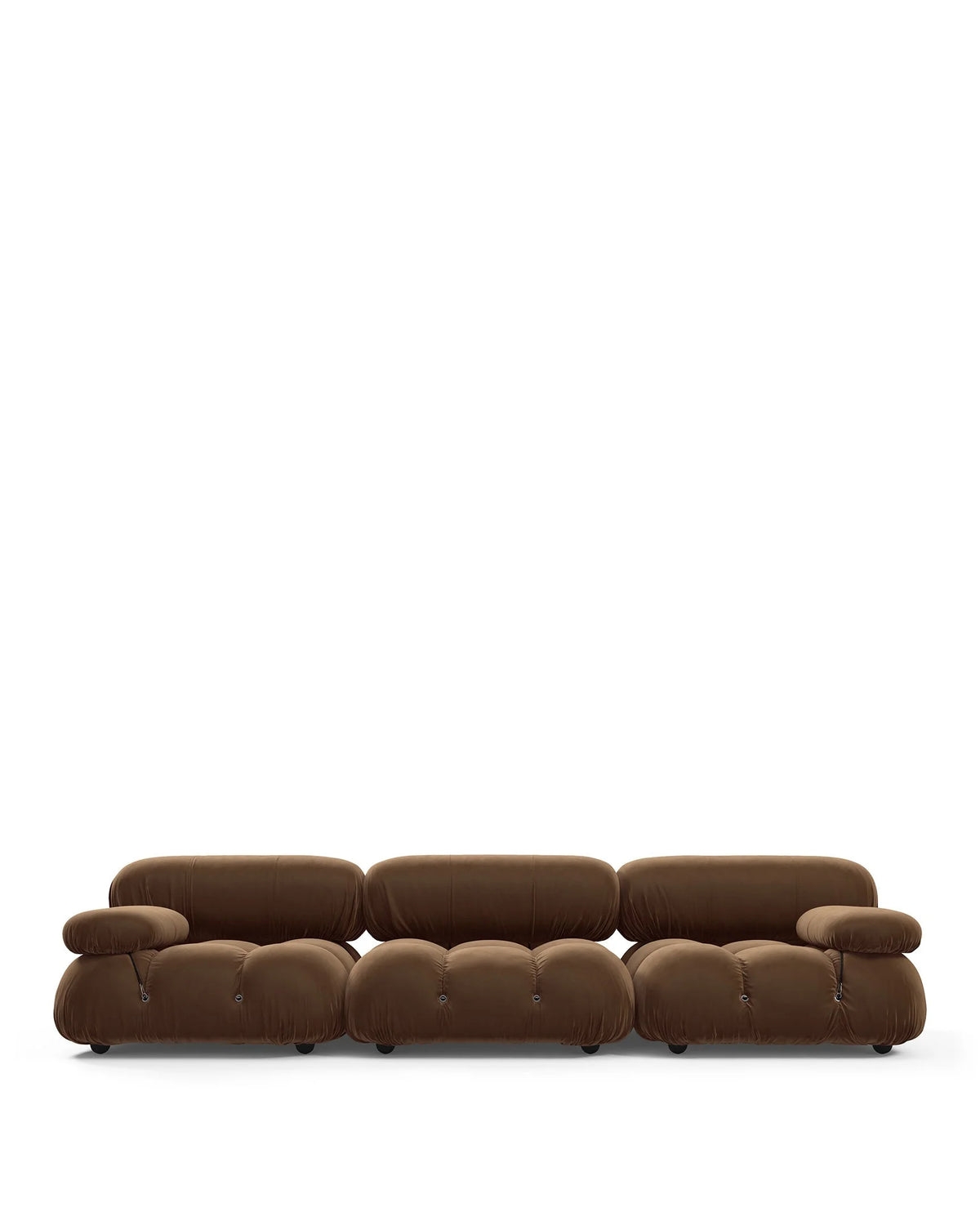 Camaleon 70™ three-seater sofa | modular upholstery - mocha velvet - 3 seaters 70 | seater | madorne