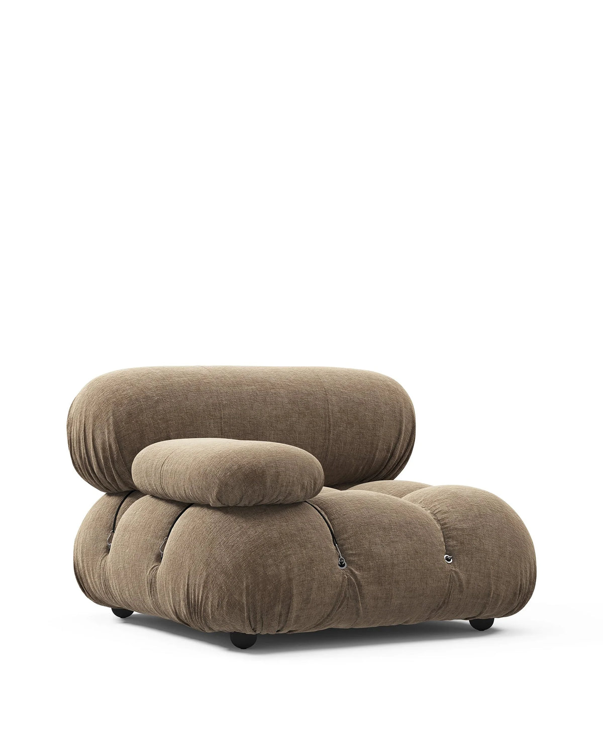 Cameleon 70™ left-arm module | deep tufting - modules 70 | modular sofa element | madorne