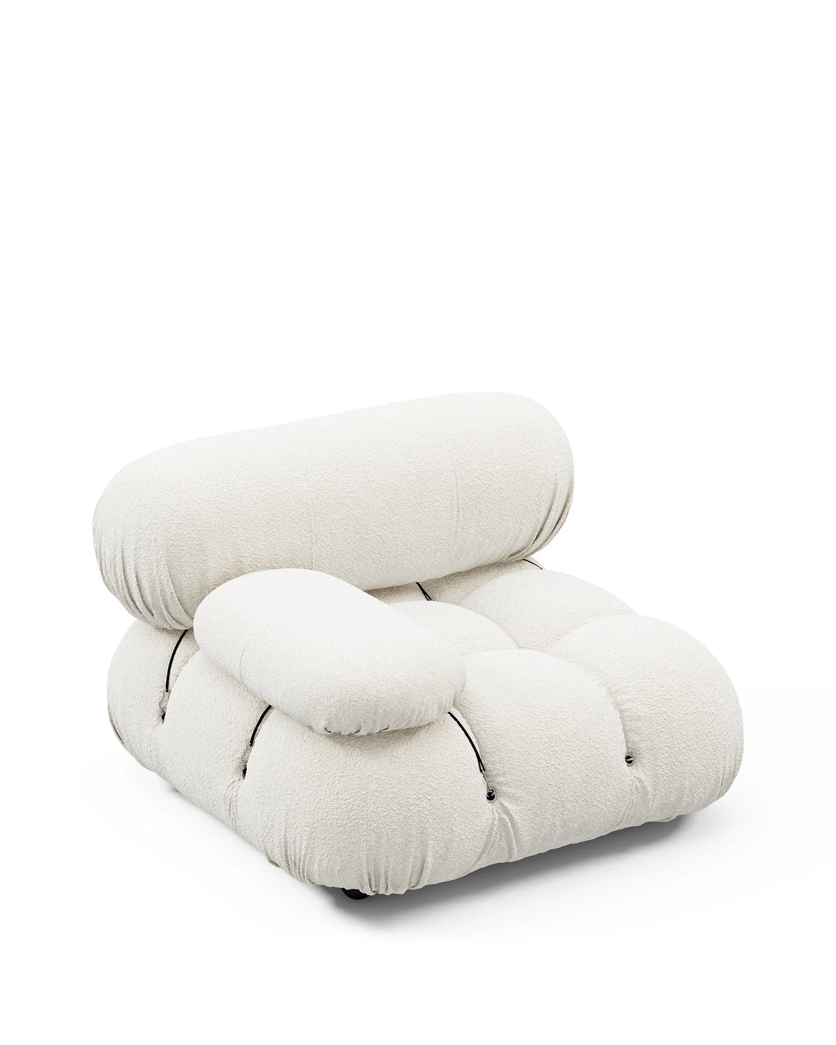 Cameleon 70™ left-arm module | deep tufting - modules 70 | modular sofa element | madorne